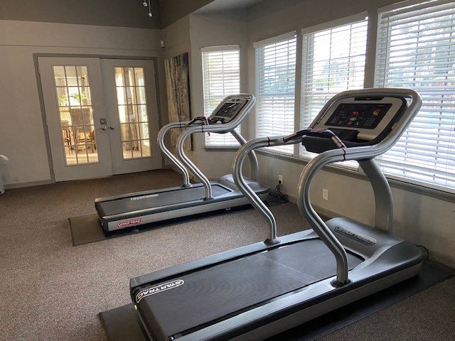 Fitness center treadmills at Lake in the Woods, Florida
