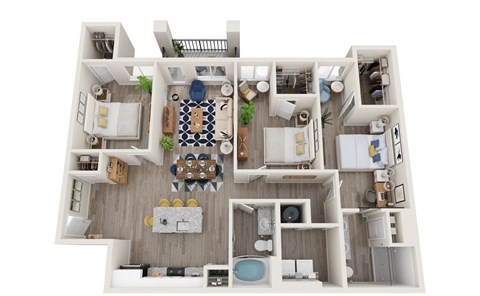 300 South Tulane Avenue Studio-3 Beds Apartment for Rent - Photo Gallery 52