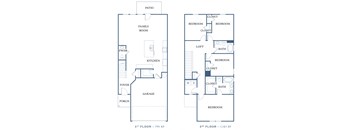 a floor plan of a house
