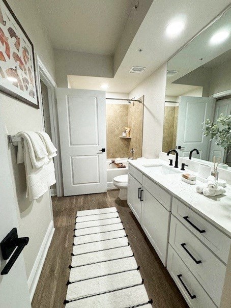 a bathroom with a sink and a toilet and a rug