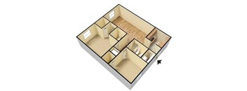 2-Bedroom Floor Plan