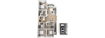 D2- Radiant with Garage at Altis Santa Barbara, Naples