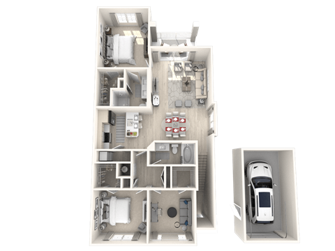 D2G Floor Plan at Altis Blue Lake, Lake Worth, Florida