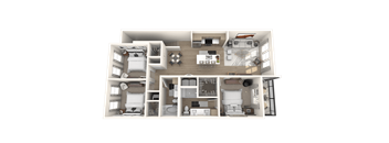 D3 Floor Plan at Altis Grand Twin Lakes, Kissimmee