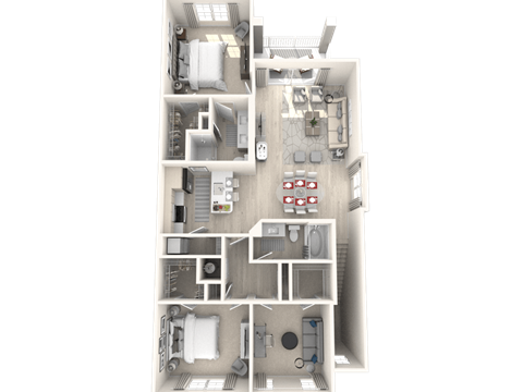 D3 Floorplan at Altis Blue Lake, Lake Worth, FL, 33467