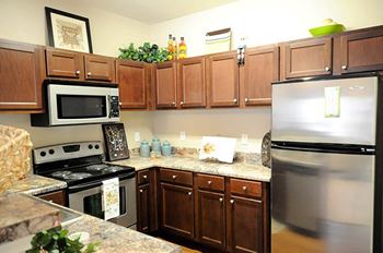 Fully Equipped Kitchens with Stainless Style Appliances