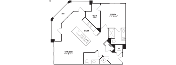 a blueprint of a floor plan of a house