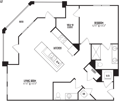 a blueprint of a floor plan of a house