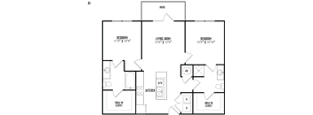 the floor plan of the loophole house