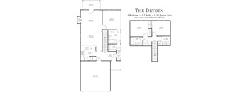 A floor plan for a 3 bedroom, 2.5 bath home is shown.