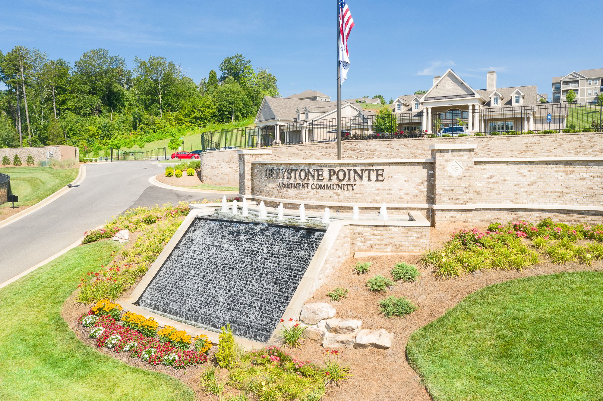 Gated entrance at Greystone Pointe, Knoxville, 37932
