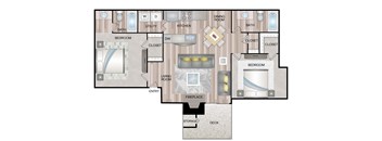 the 1121 floor plan warmbloods apartments  tx
