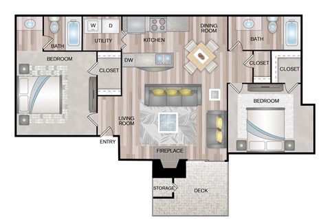 the 1121 floor plan warmbloods apartments  tx