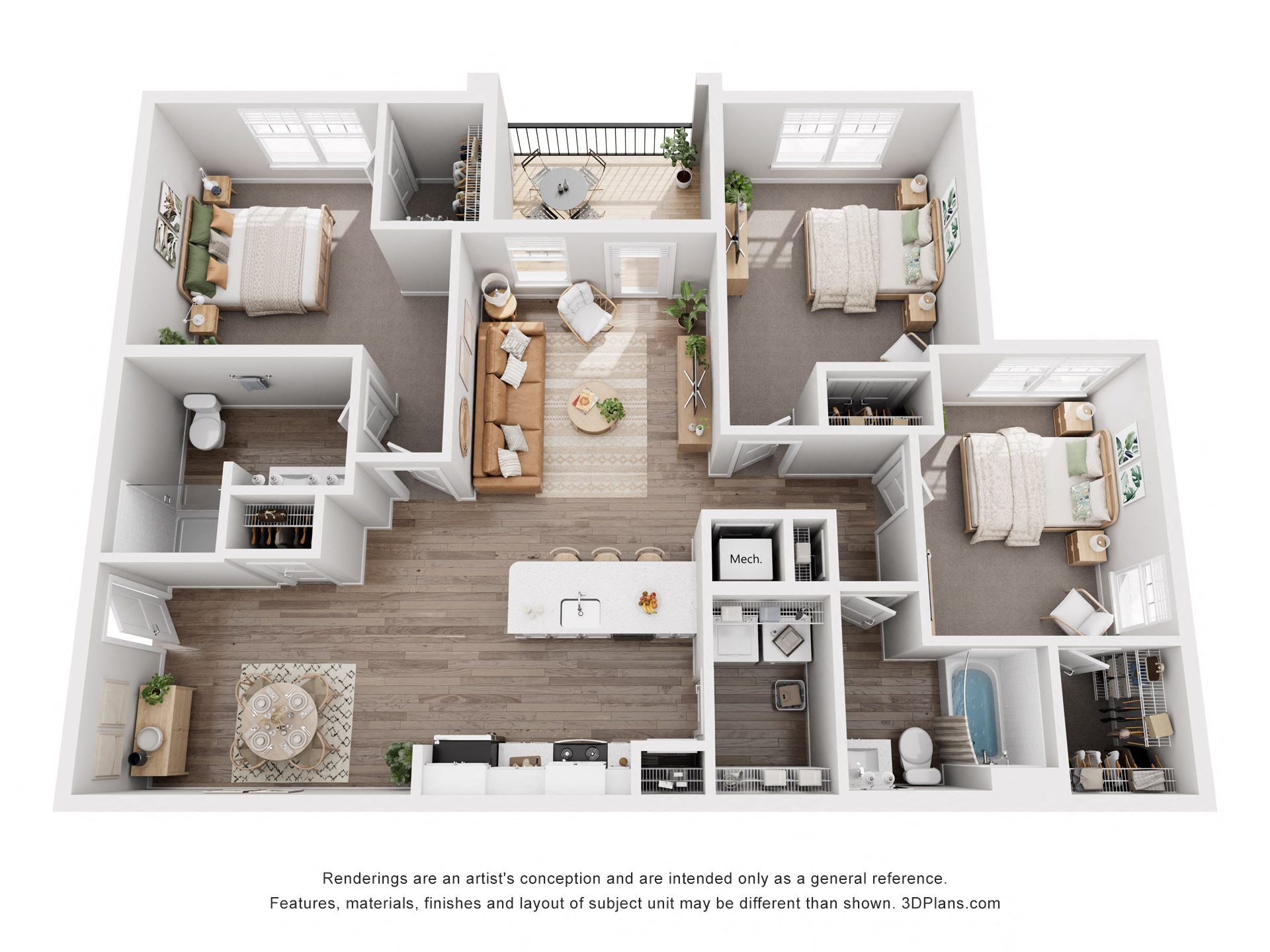 the outlook floor plan  1 bedroom 840 sq ft