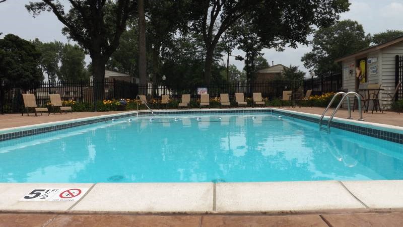 Swimming Pool at Forest Glen, Midland, Michigan