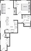 A6 Floor Plan A6 Floor Plan at Trenton Mill Lofts, North Carolina