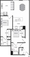 BL3 Floor Plan BL3 Floor Plan at Trenton Mill Lofts, Gastonia, 28052