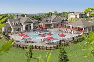 Pool with Umbrellas at Greystone Pointe, Tennessee