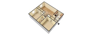 2-Bedroom Floor Plan