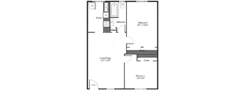 Highland Five 2 Bedroom 1 Bath