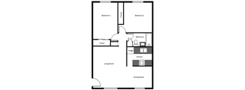 Highland IV 2 Bedroom 1 Bath