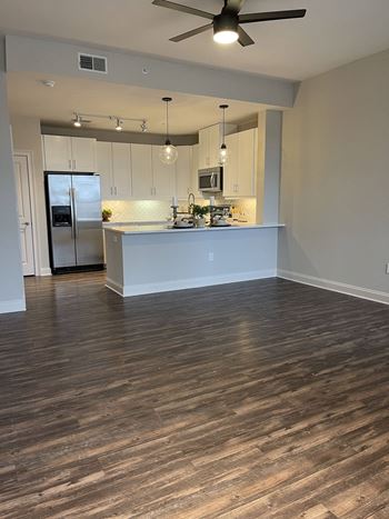 92 west paces kitchen and living area