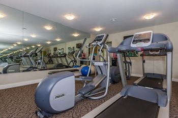 our apartments have a gym with plenty of equipment
