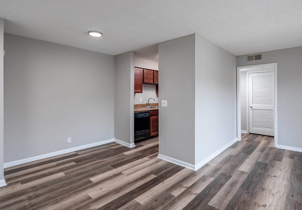 our apartments offer a living room with a fireplace