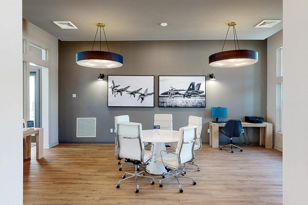Business/Study Center at the Clubhouse