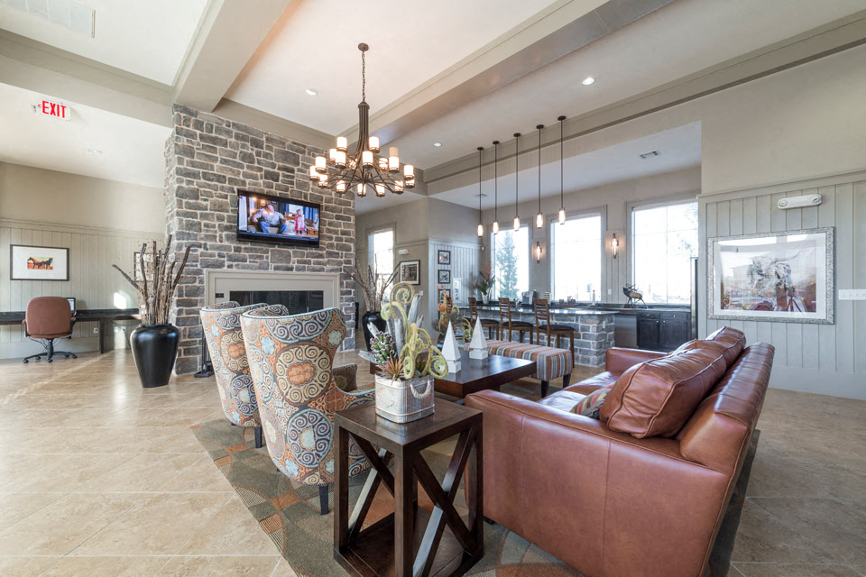Clubhouse with Upgraded Interiors at Faudree Ranch, 2741 Faudree Road, Odessa, TX 79765