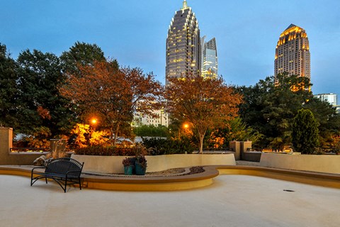 Arts Center outdoor area.