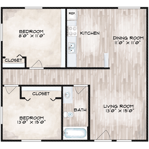 1414 Poplar Ave. Studio-2 Beds Apartment for Rent - Photo Gallery 24