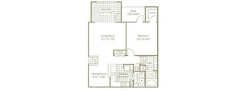 One Bedroom W/ Sunroom