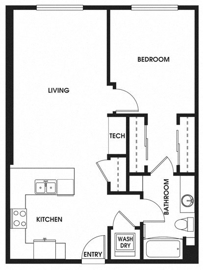 a floor plan of a home