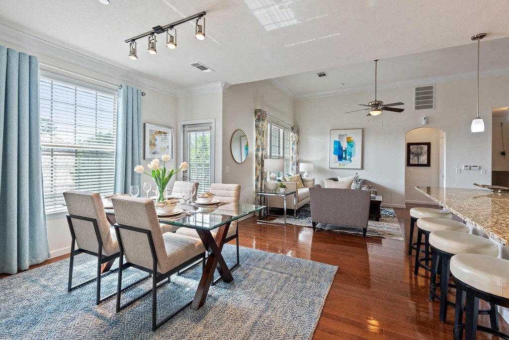 Living Area With Kitchen at Orion McCord Park, Little Elm, Texas