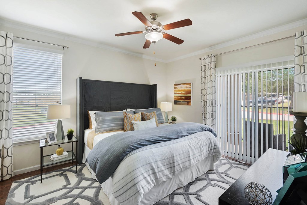 Bedroom With Ceiling Fan at Orion McKinney, McKinney, Texas