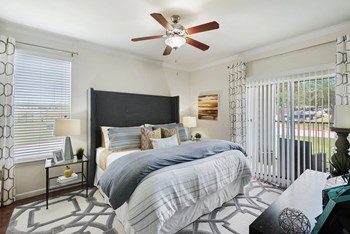 Bedroom With Ceiling Fan at Orion McKinney, McKinney, Texas - Photo Gallery 5