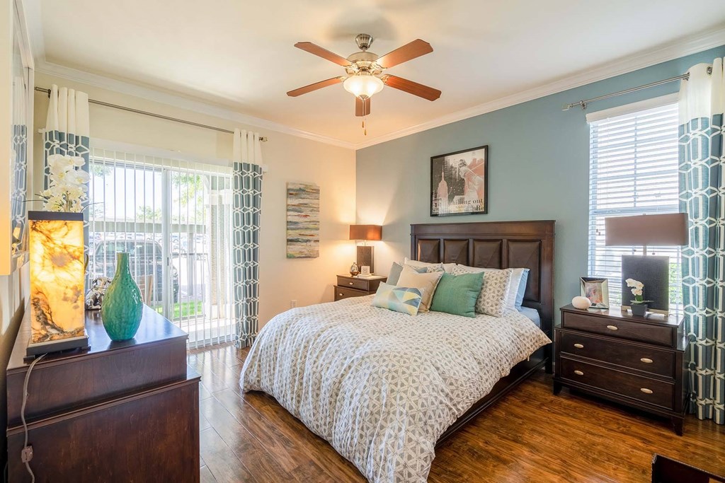 bedrooms in the rental home  at Orion Prosper, Prosper, 75078