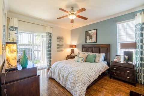 bedrooms in the rental home  at Orion Prosper, Prosper, 75078