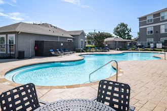 our apartments showcase a swimming pool
