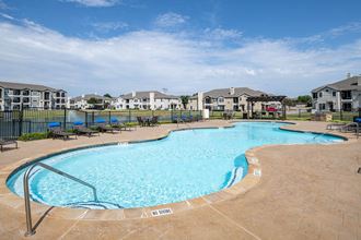 take a dip in the resort style pool at villas at houston levee west apartments