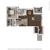 Hadron Floor Plan 762 Square-Foot Hadron Floor Plan at Orion McCord Park, Texas