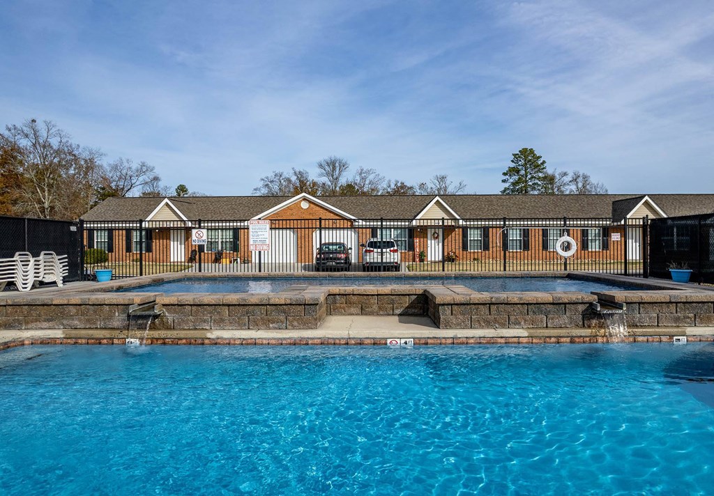 our apartments showcase an unique swimming pool