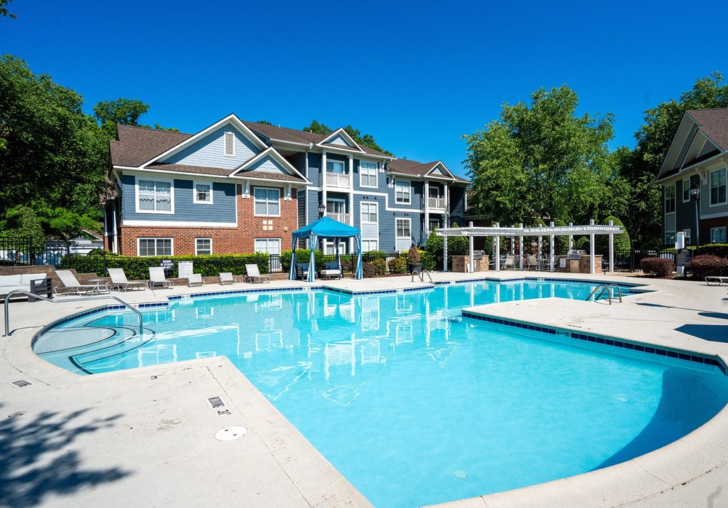 the swimming pool at the westminster apartments