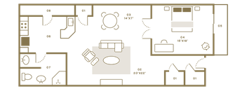 1 bedroom 1 bathroom