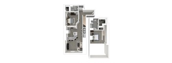 a floor plan of a 2103 sq ft apartment