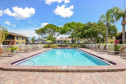 Resort Style Pool at Bay Club, Florida