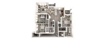 a 3 bedroom floor plan of a 2100 sq ft house