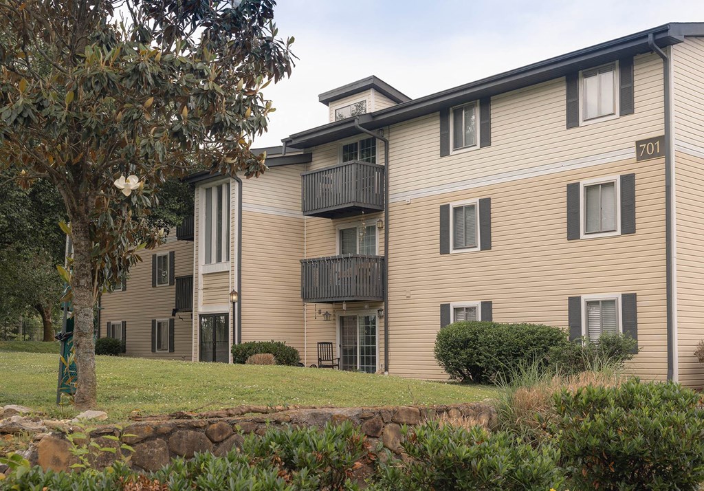 our apartments have a large yard for playing frisbee