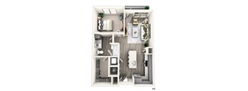 a floor plan of a 1 bedroom apartment at the biltmore apartments in dallas,